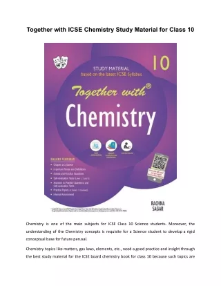 together with icse chemistry study material