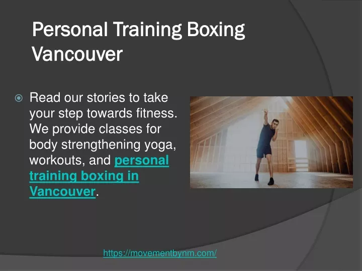 personal training boxing vancouver
