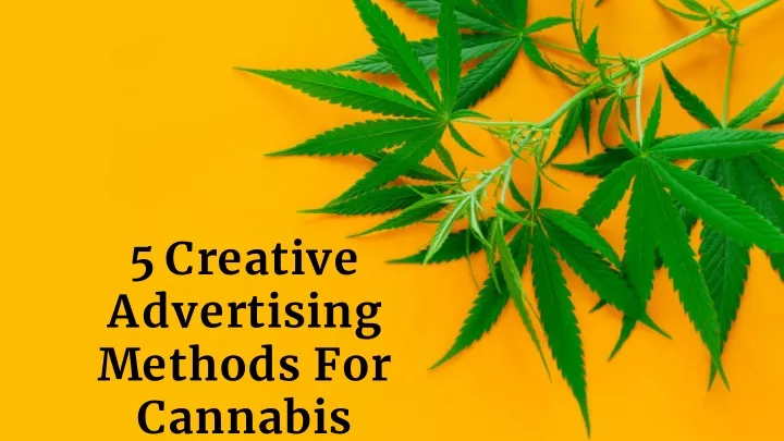 PPT - 5 Creative Advertising Methods For Cannabis Businesses PowerPoint