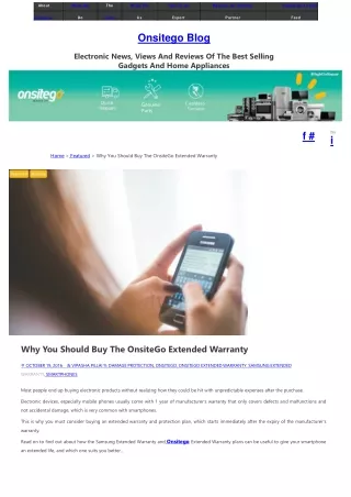 onsitego blog electronic news views and reviews
