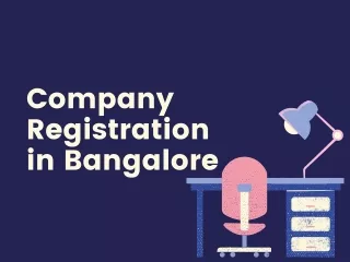Company Registration in Bangalore