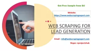web scraping for lead generation