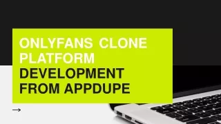 OnlyFans Clone Platform Development from Appdupe