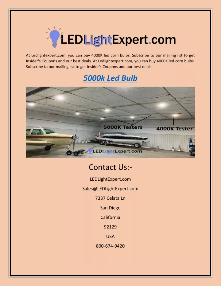 at ledlightexpert com you can buy 4000k led corn