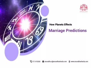 How Planets Effects Marriage Predictions