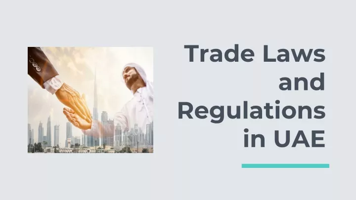 trade laws and regulations in uae