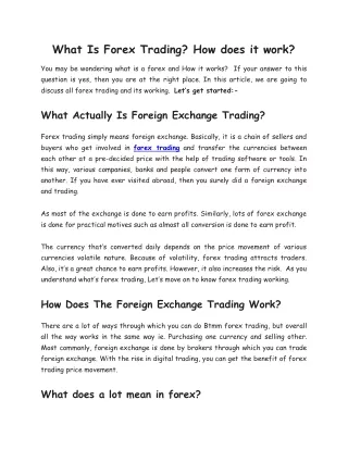 What Is Forex Trading_ How does it work_ (1)