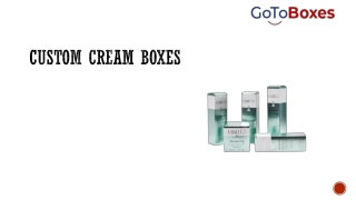 custom cream boxes