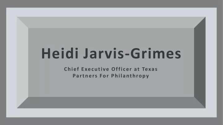 heidi jarvis grimes