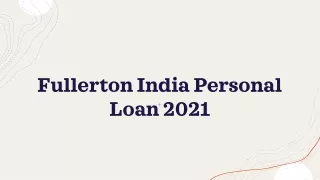 Apply Online for Instant Loan - Fullerton India Personal Loan 2021