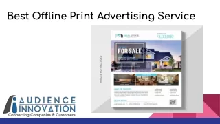 Best Offline Print Advertising Service