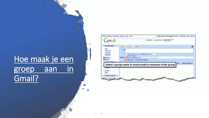 hoe maak je een groep aan in gmail