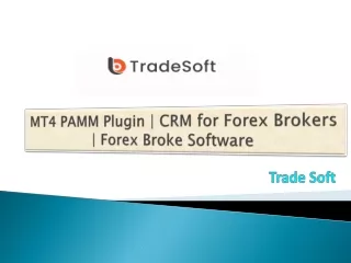 mt4 pamm plugin crm for forex brokers forex broke software