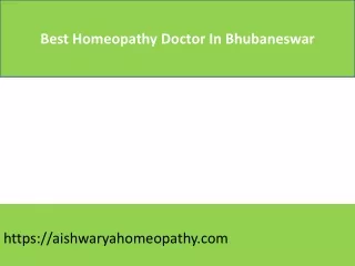 best homeopathy doctor in bhubaneswar