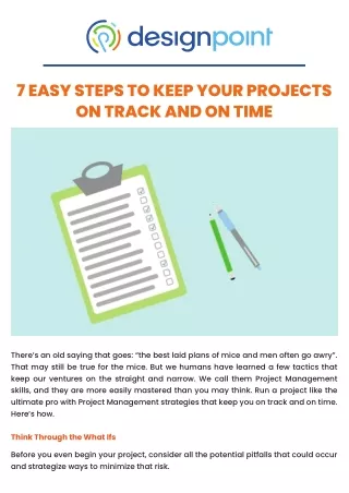 design-point.com - Easy Steps To Keep Your Projects