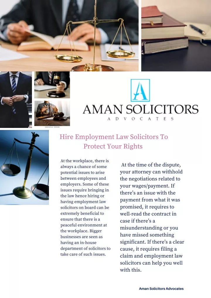 hire employment law solicitors to protect your