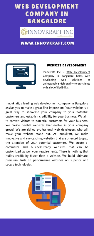 web development company in bangalore