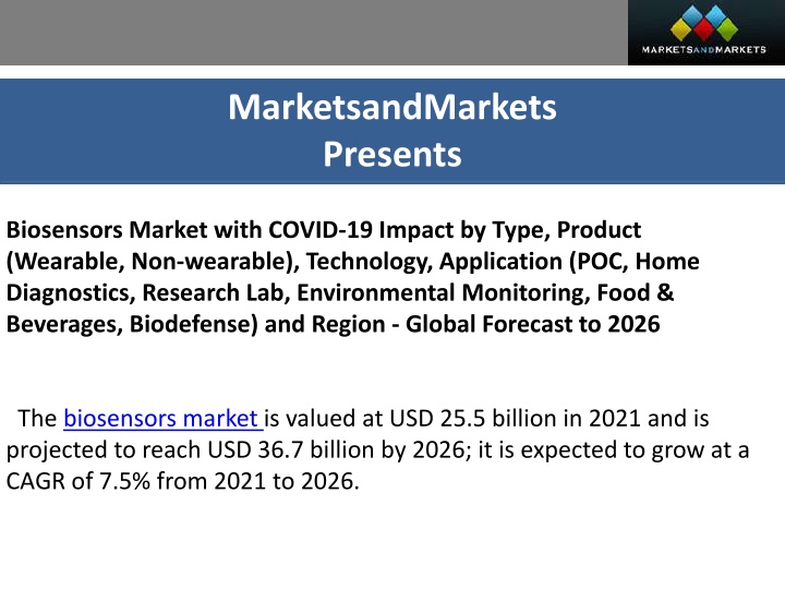 marketsandmarkets presents