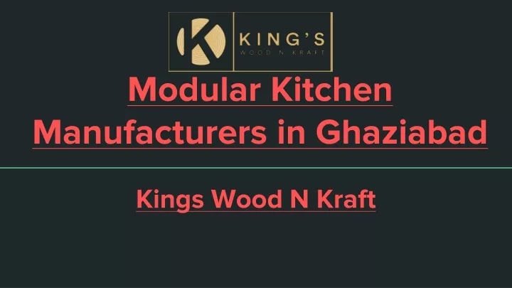 modular kitchen manufacturers in ghaziabad