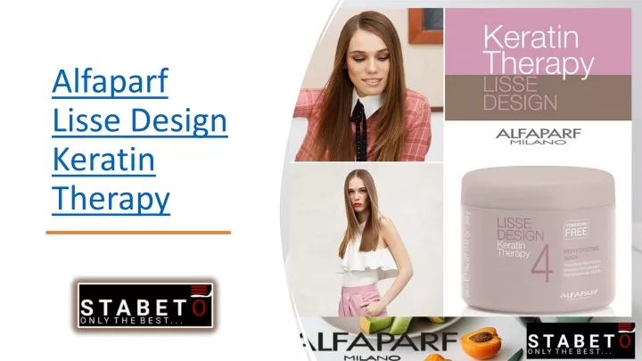 alfaparf lisse design keratin therapy