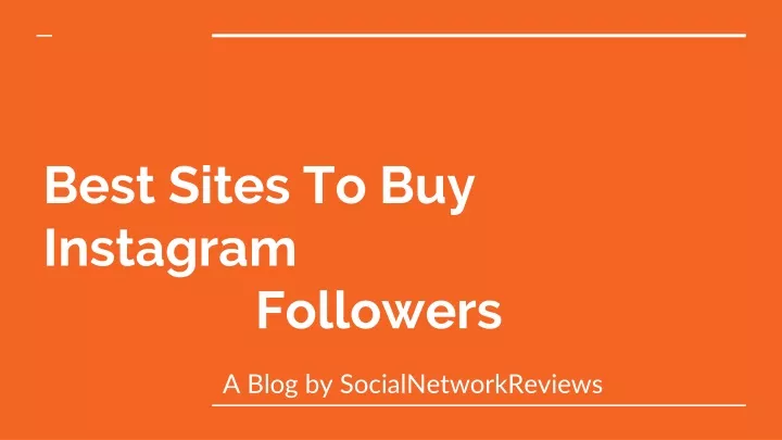 best sites to buy instagram followers