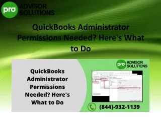 quickbooks administrator permissions needed here s what to do