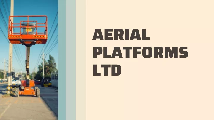 aerial platforms ltd