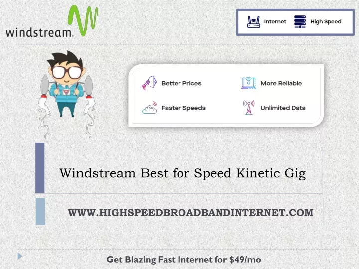 windstream best for speed kinetic gig