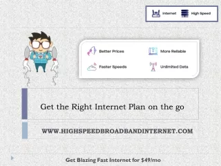 get the right internet plan on the go