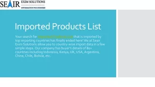 Indian Exporters List