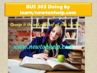 bus 303 doing by learn newtonhelp com