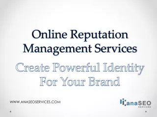 online reputation management services