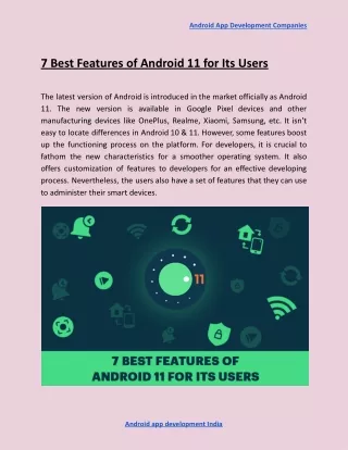 android app development companies