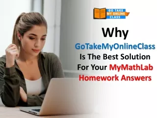 why gotakemyonlineclass is the best solution for your mymathlab homework answers