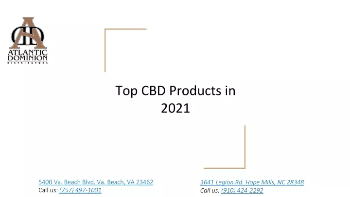 top cbd products in 2021