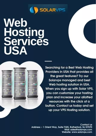 web hosting services usa