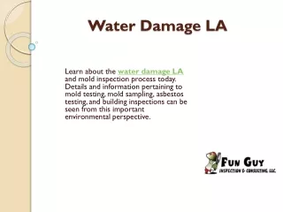 water damage la