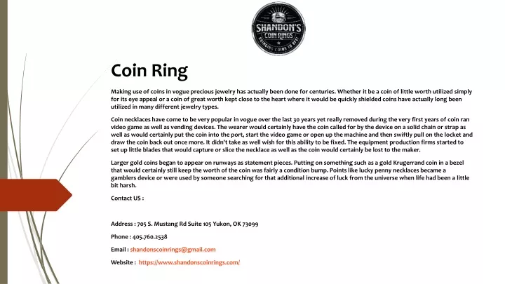 coin ring