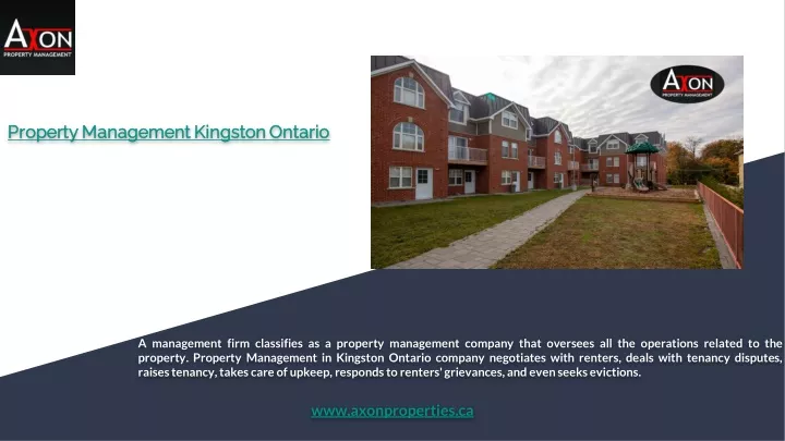 property management kingston ontario property