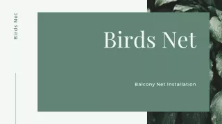 birds net