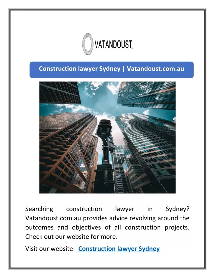 construction lawyer sydney vatandoust com au
