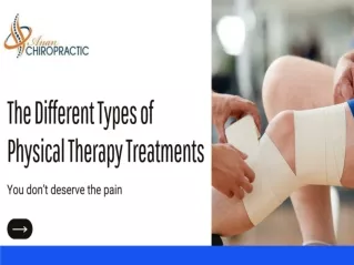 The Different Types of Physical Therapy Treatments