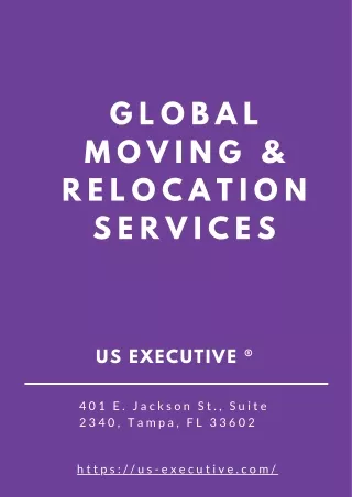 Global Moving & Relocation Services Tampa – US Executive ®