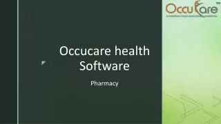 occucare health software