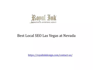 best local seo las vegas at nevada