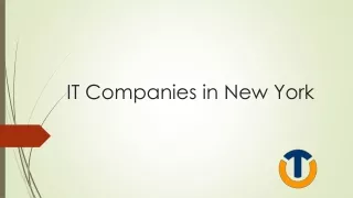 IT Companies in New York