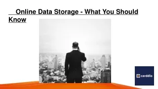Online Data Storage - What You Should Know