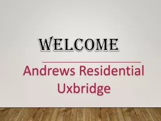 welcome