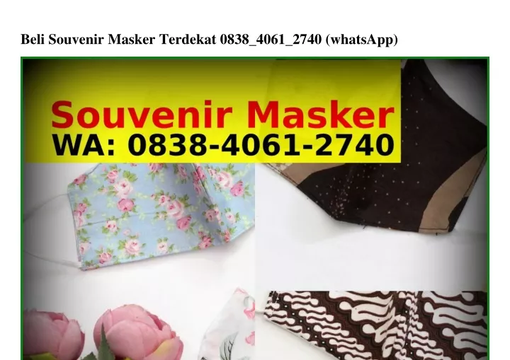 beli souvenir masker terdekat 0838 4061 2740