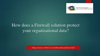 how does a firewall solution protect your